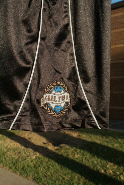 Jet Black Basketball Shorts