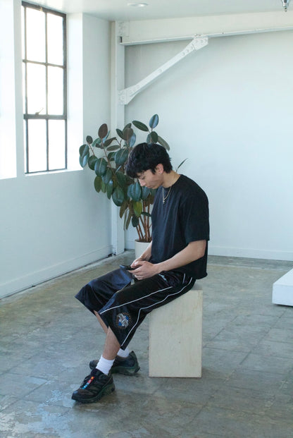 Jet Black Basketball Shorts
