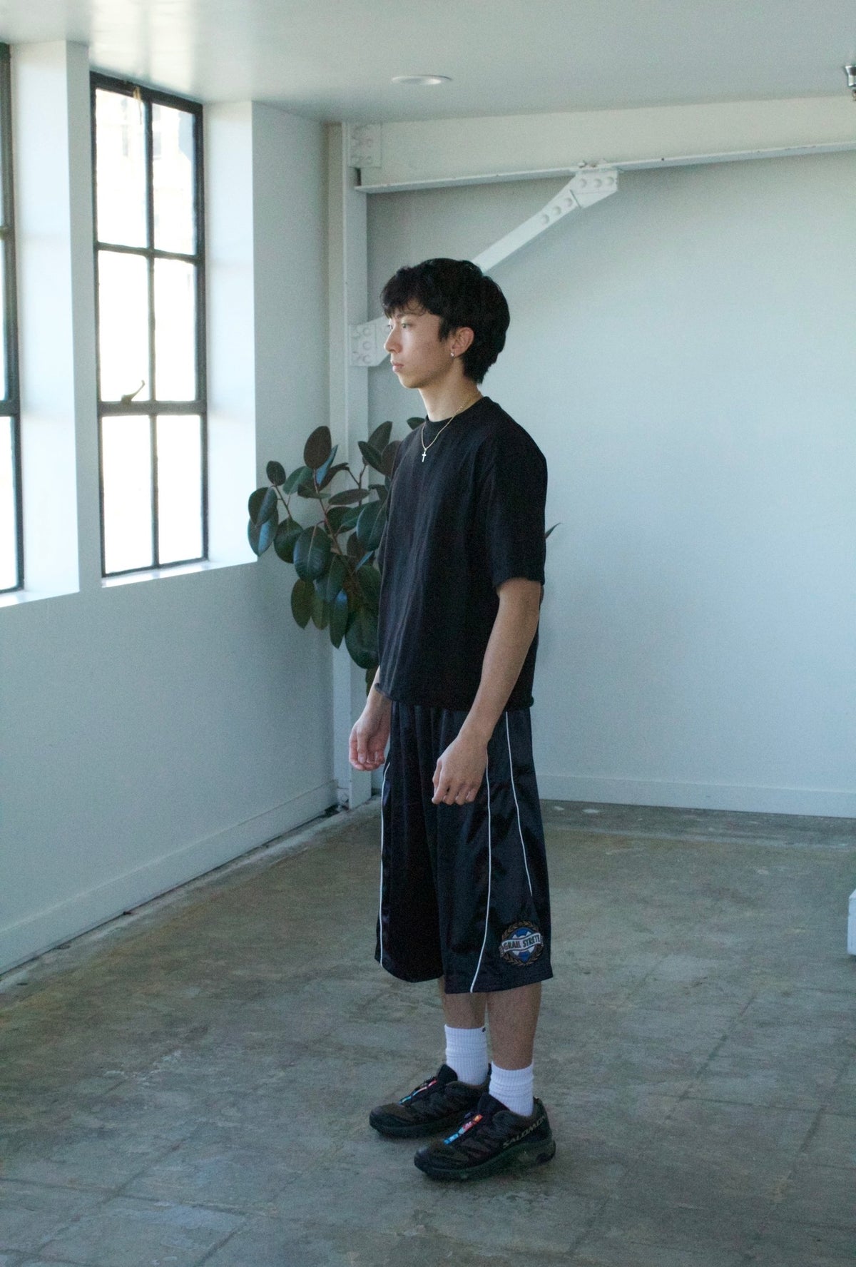 Jet Black Basketball Shorts