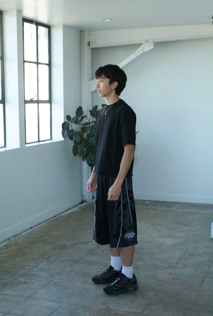 Jet Black Basketball Shorts